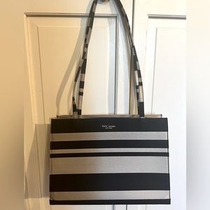 Vintage raw silk Kate Spade bag.